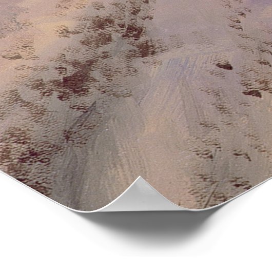 Die Sumpffüchse von David Poole Print Poster (Ecke)