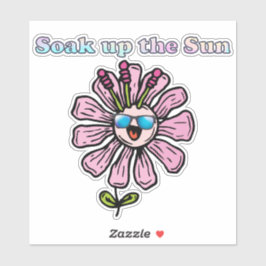 Die Sun-Gefärbte Krawatte aufsaugen Aufkleber