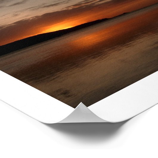 Die Sun-Sets auf Guam Poster (Ecke)