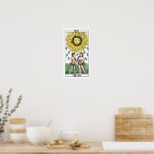 Die Sun-Tarot-Karte Poster (Küche)
