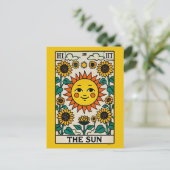 Die Sun-Tarot-Karte Sonnenschein Postkarte (Stehend Vorderseite)