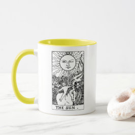 Die Sun-Tarot-Karte Tasse