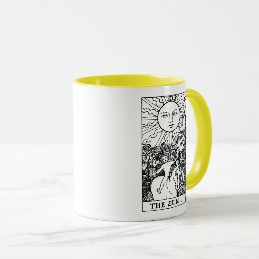 Die Sun-Tarot-Karte Tasse (VorderseiteRechts)