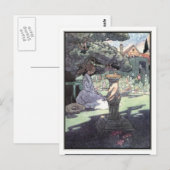 Die Sundial von Charles Robinson Postkarte (Vorne/Hinten)