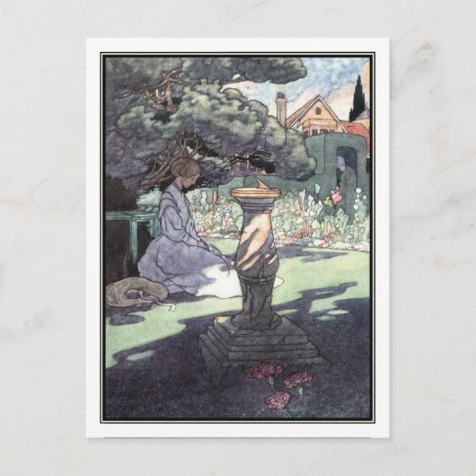 Die Sundial von Charles Robinson Postkarte (Vorderseite)