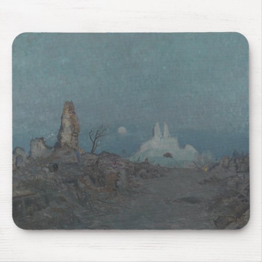 Die Sunken Road, die von Maurice Cullen bedroht wi Mousepad (Vorne)