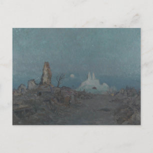 Die Sunken Road, die von Maurice Cullen bedroht wi Postkarte
