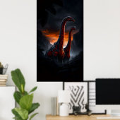 Die Sunset-Riesen Poster (Heimbüro)