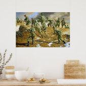 Die Sunshine Division in Korea von Rick Reeves Poster (Küche)