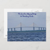 Die Sunshine Skyway Bridge Postkarte (Vorne/Hinten)