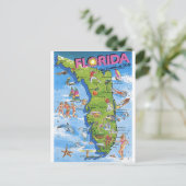 Die Sunshine Staat Postkarte (Stehend Vorderseite)
