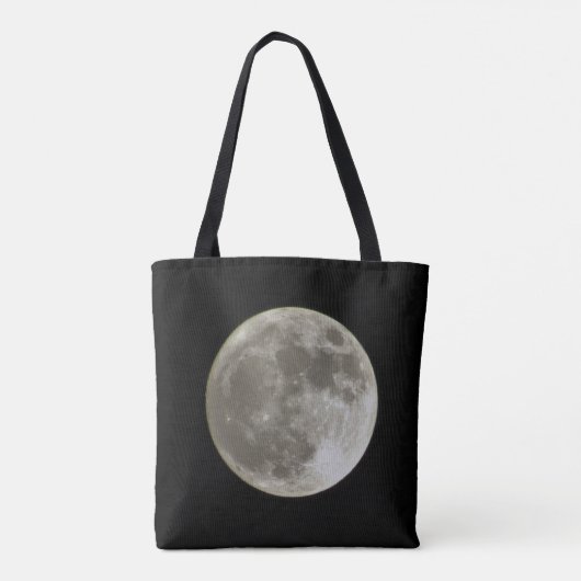 Die Supermoon Einkaufstasche Tasche (Rückseite)