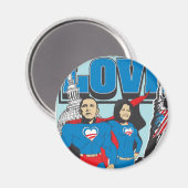 Die Superobamas Magnet (Vorderseite/Rückseite)