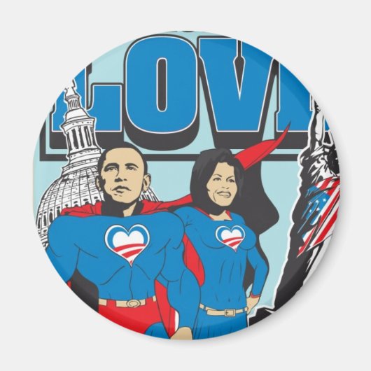 Die Superobamas Magnet (Vorne)