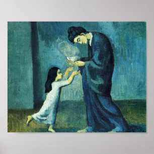 Die Suppe (La Soupe) von Pablo Picasso Poster