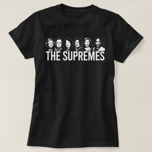 DIE SUPREMES Ketanji Brown Jackson SCOTUS RBG ACB T-Shirt (Design vorne)