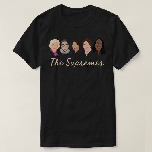 DIE SUPREMES Ketanji Brown Jackson SCOTUS RBG Soto T-Shirt (Design vorne)