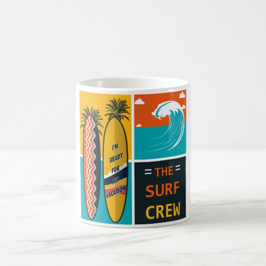Die Surf-Crew Kaffeetasse (Mittel)