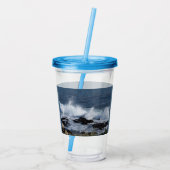 Die Surfanlage im Pazifischen Ozean Acryltrinkbecher (Rückseite)