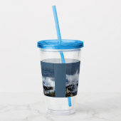 Die Surfanlage im Pazifischen Ozean Acryltrinkbecher (Links)