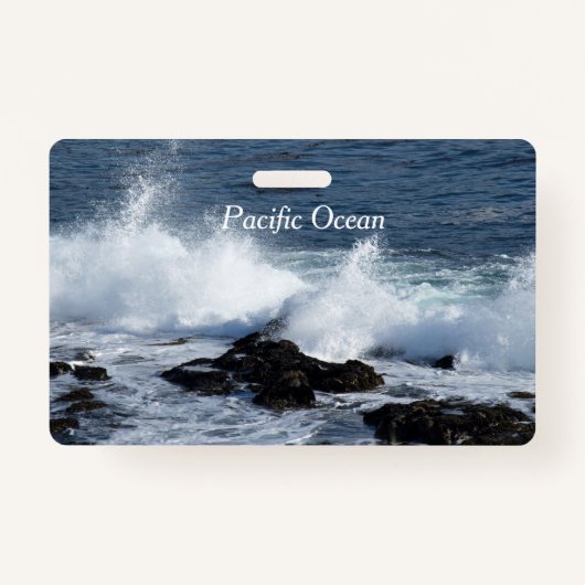 Die Surfanlage im Pazifischen Ozean Ausweis (Vorderseite)