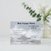 Die Surfanlage im Pazifischen Ozean Einladungspostkarte (Stehend Vorderseite)