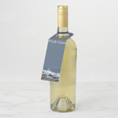 Die Surfanlage im Pazifischen Ozean Flaschenanhänger (Angewinkelt)