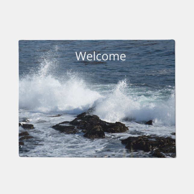 Die Surfanlage im Pazifischen Ozean Fußmatte (Vorderseite)