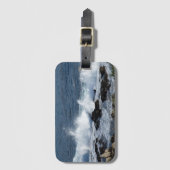 Die Surfanlage im Pazifischen Ozean Gepäckanhänger (Vorderseite Vertikal)