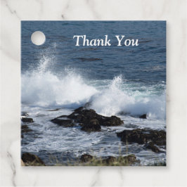 Die Surfanlage im Pazifischen Ozean Geschenkanhänger