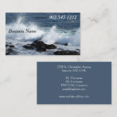 Die Surfanlage im Pazifischen Ozean Visitenkarte (Vorne/Hinten)