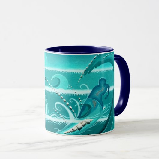 Die Surfer-Tasse Tasse (VorderseiteRechts)