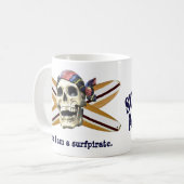 "die" surfpirate Tasse (Vorderseite Links)