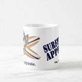 "die" surfpirate Tasse (Mittel)