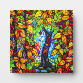 Die surreale digitale Kunst des Apple Trees Fotoplatte (Vorderseite)