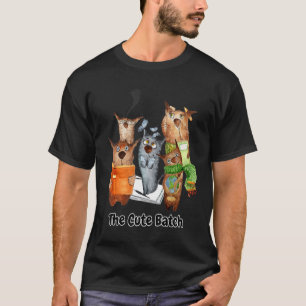 Die süße Batch-Katze Halloween-Feiertag T-Shirt