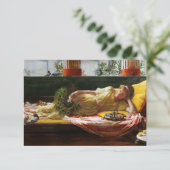 Die Süße des Doing Nothing Dolce far Niente Dankeskarte (Stehend Vorderseite)