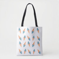 Die Süße des sommerlichen All-Over-Print Tote-Tags