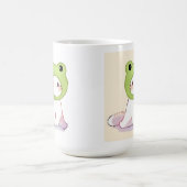 Die süße Froschkatze Kaffeetasse (Mittel)