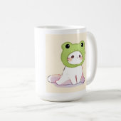 Die süße Froschkatze Kaffeetasse (VorderseiteRechts)