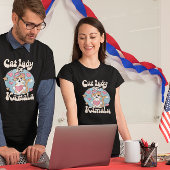 Die süße Kunst der Cat Lady unterstützt Kamala T-Shirt