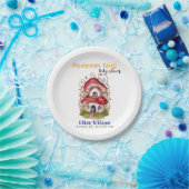 Die süße Mashroom-Fee ist auf dem Weg Pappteller (Party)