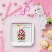 Die süße Mashroom-Fee ist auf dem Weg Pappteller (Party)