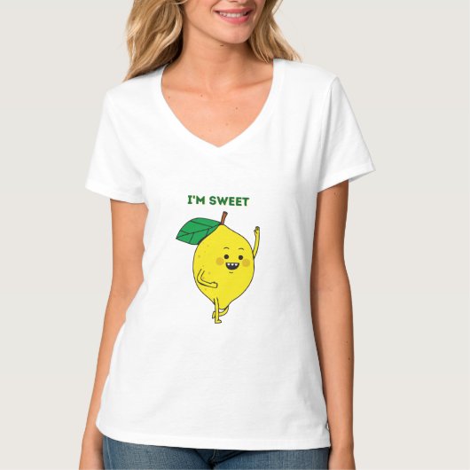 Die süße Zitrone - Frucht Edition T-Shirt (Vorderseite)