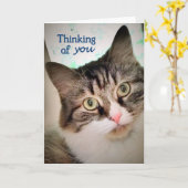 Die süßen Ausdrücke, die an Sie denken, kardieren Karte (Gelbe Blume)