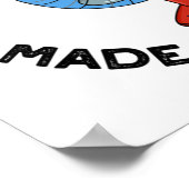 Die süßen Träume werden aus der Brise des Fan Pun Poster (Ecke)