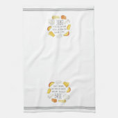 Die süßen Träume werden aus Käse-Funny Cheese Pun Geschirrtuch (Vertikal)