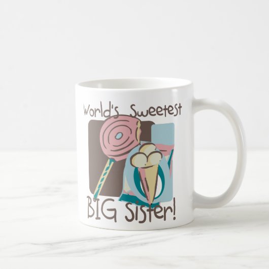 Die süßeste große Schwester der Welt Kaffeetasse (Rechts)