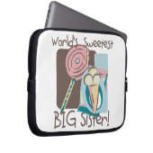 Die süßeste große Schwester der Welt Laptopschutzhülle (Vorne Rechts)