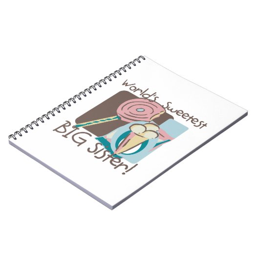 Die süßeste große Schwester der Welt Notizblock (Linke Seite)